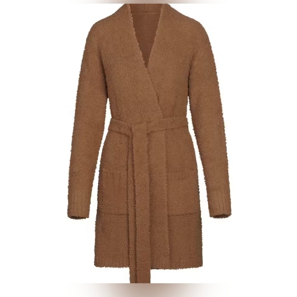 Skims Brown Belted Robe